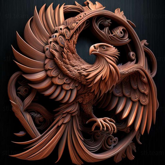 3D model phoenix (STL)